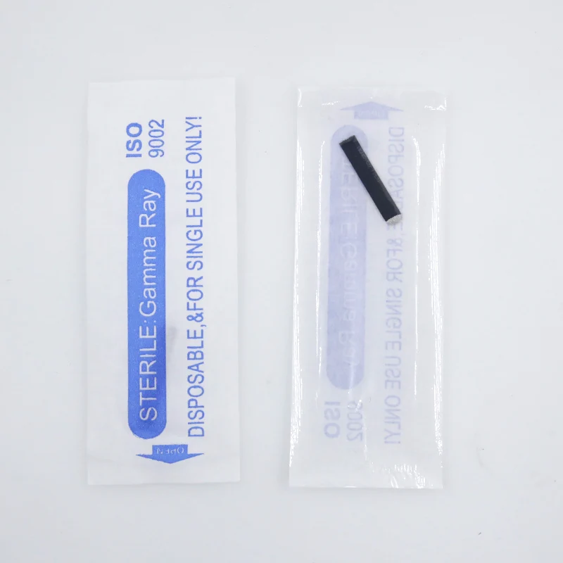 50 шт. Flex 7 9 11 12 14 16 18 21U Pin laminas Перманентный макияж tebori бровей Тату иглы лезвие для