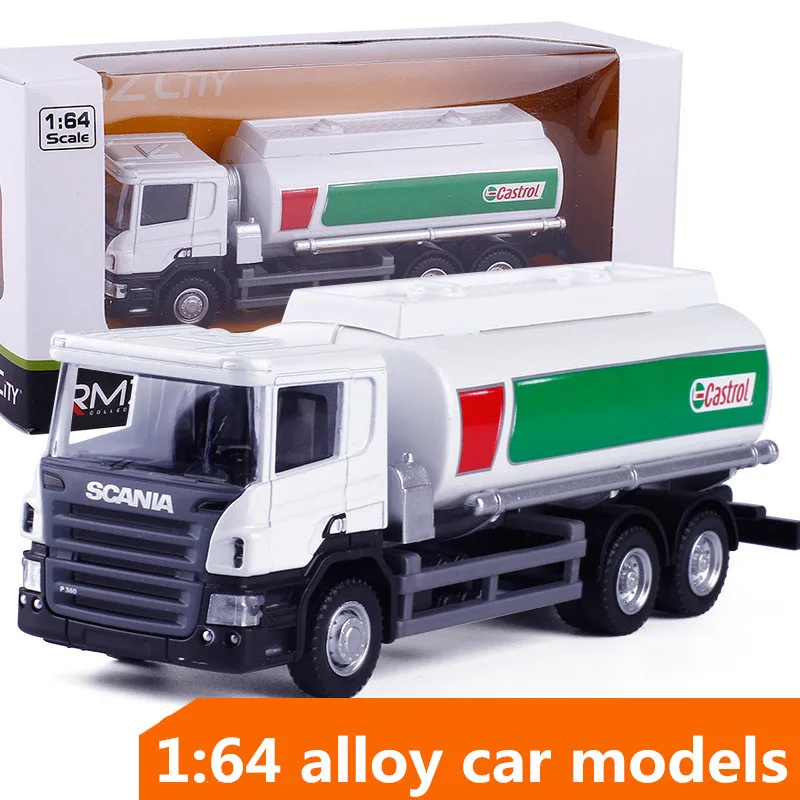 Строительная техника из сплава 1:64 модель танкера с высокой симуляцией масла