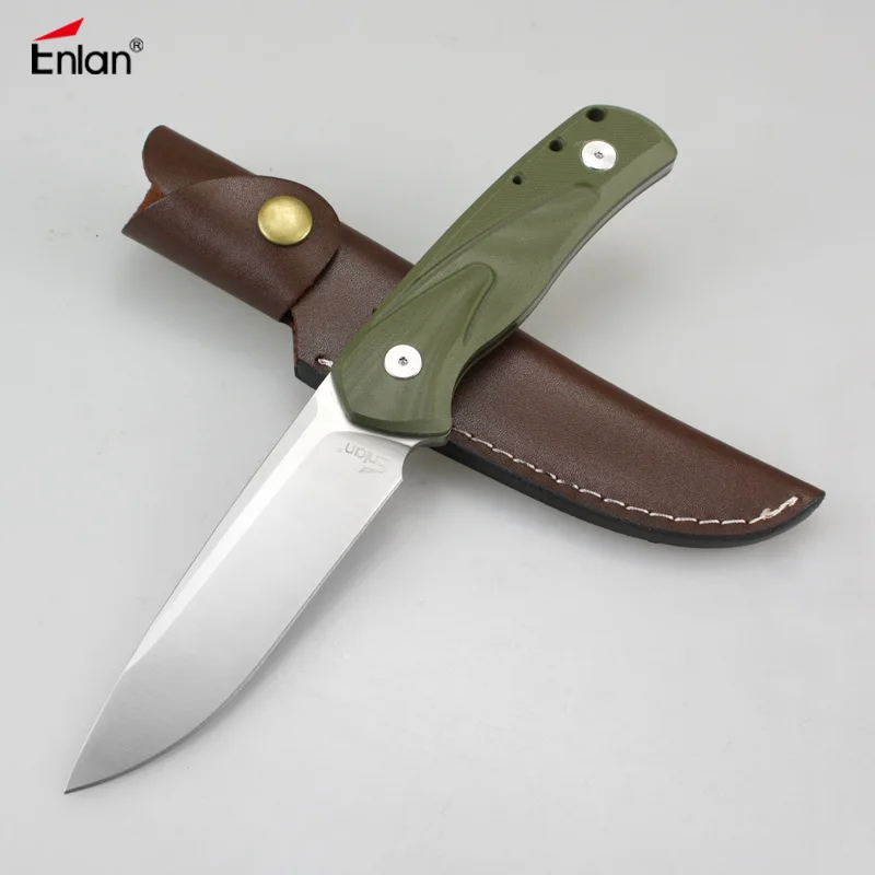 Enlan EG002 фиксированный нож 8CR13mov лезвие боевой прямой нож Открытый Кемпинг выживания тактическое назначение EDC нож для резки