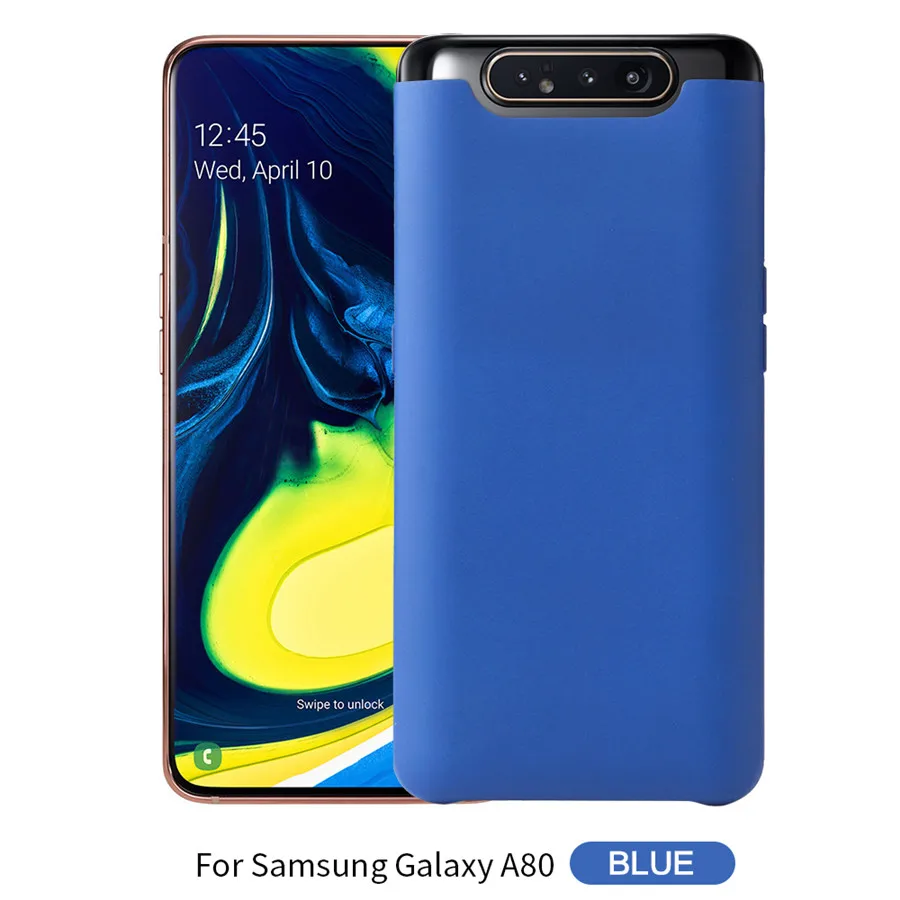 Модный однотонный Мягкий силиконовый чехол для телефона samsung Galaxy A80, антидетонационный защитный чехол для samsung a80 A 80