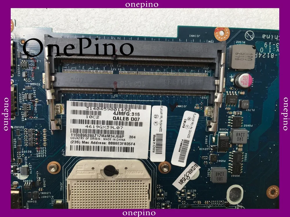 04W4332 QALEB LA 8124P 1GB подходит для ноутбука lenovo E535 материнская плата протестирована
