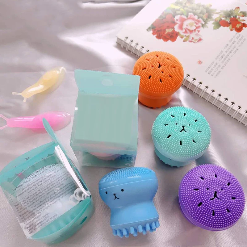 1 шт. щётка Осьминог для очистки лица|Аппликатор теней век| |