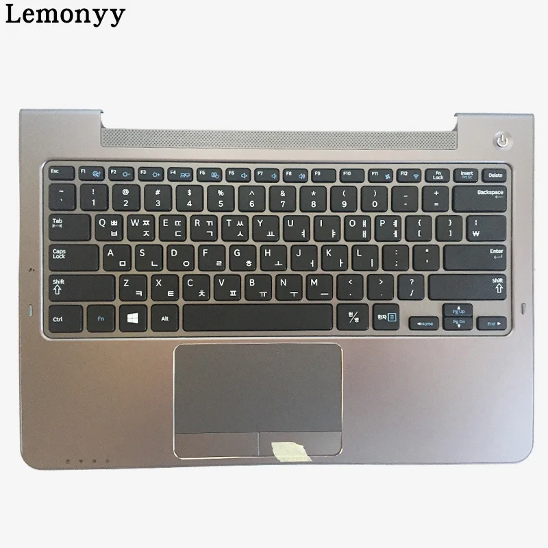 KR Клавиатура для ноутбука samsung NP530U3C NP530U3B 530U3B 530U3C NP535U3C NP540U3 NP532U3C NP532U3A Корейская клавиатура подставка для рук - Цвет: gray