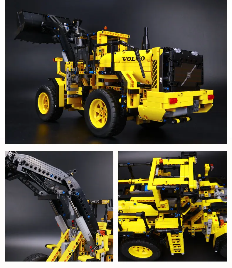 20006 technic серии L350F колесный погрузчик дистанционное управление модель автомобиля строительные блоки кирпичи с 42030 Рождественский подарок