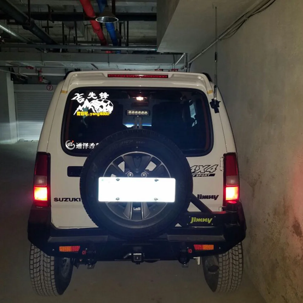 Спойлер для SUZUKI Jimny 2007-2015 высококачественный АБС-пластик заднее крыло автомобиля