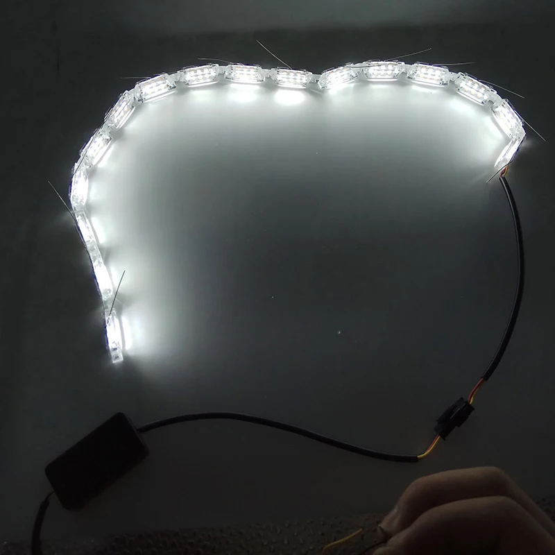 1 комплект автомобилей гибкие горки светодиодный Knight Rider полосы светильник для