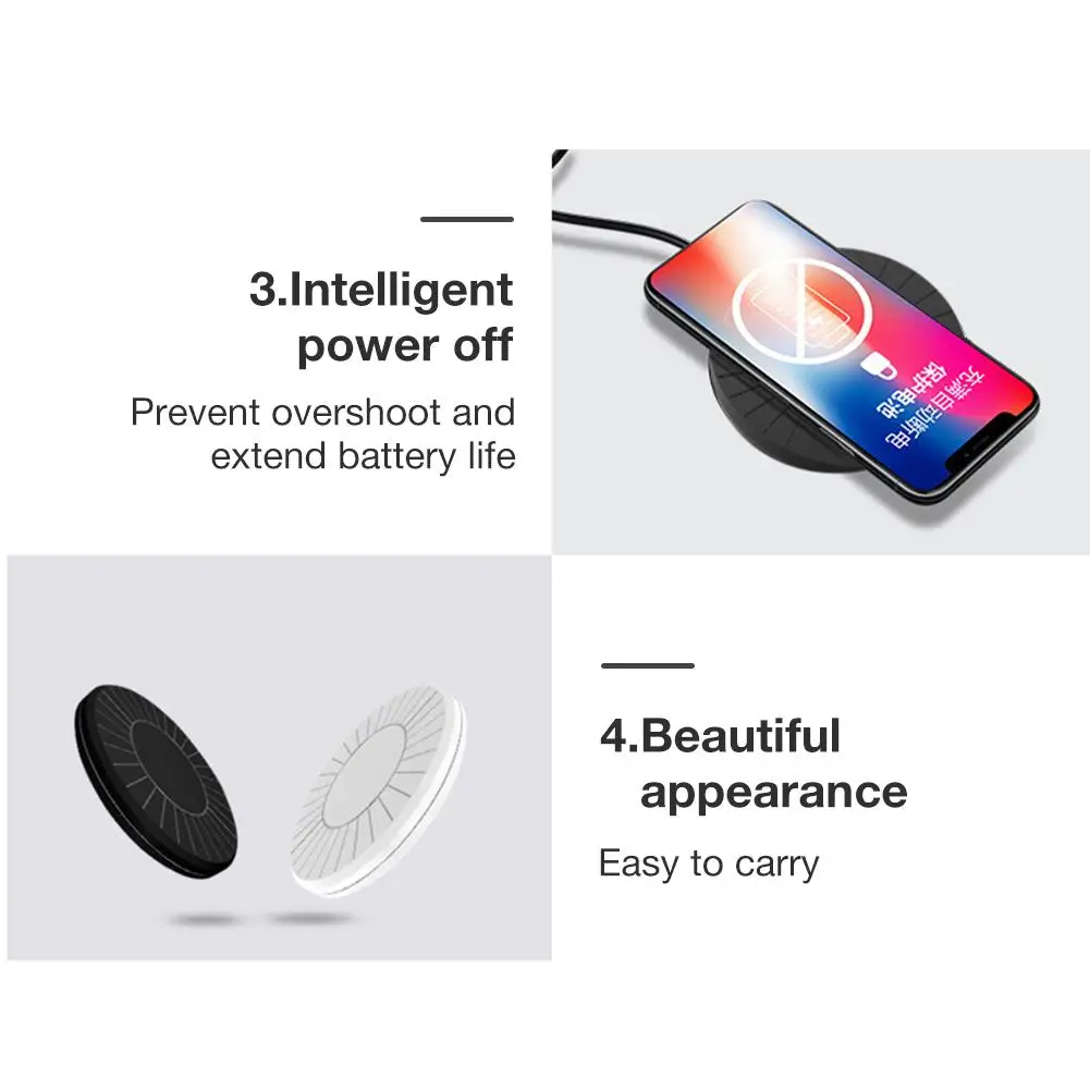 Для мобильного телефона QI Беспроводная док станция для зарядного устройства 5 Вт