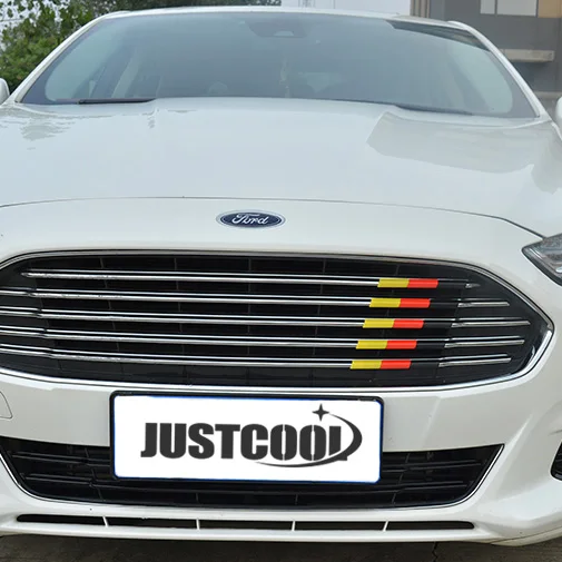 Автомобильная наклейка на решетку радиатора для Ford Focus Mondeo 15 18 цветная трехмерная