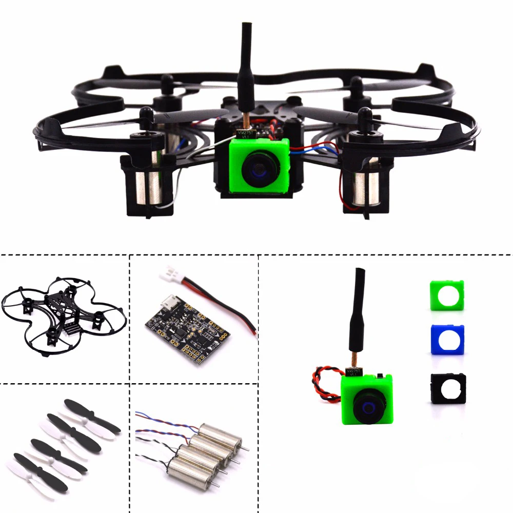 Квадрокоптер с дроном камерой аксессуары для дрона RC вертолет 90 мм Простой DIY