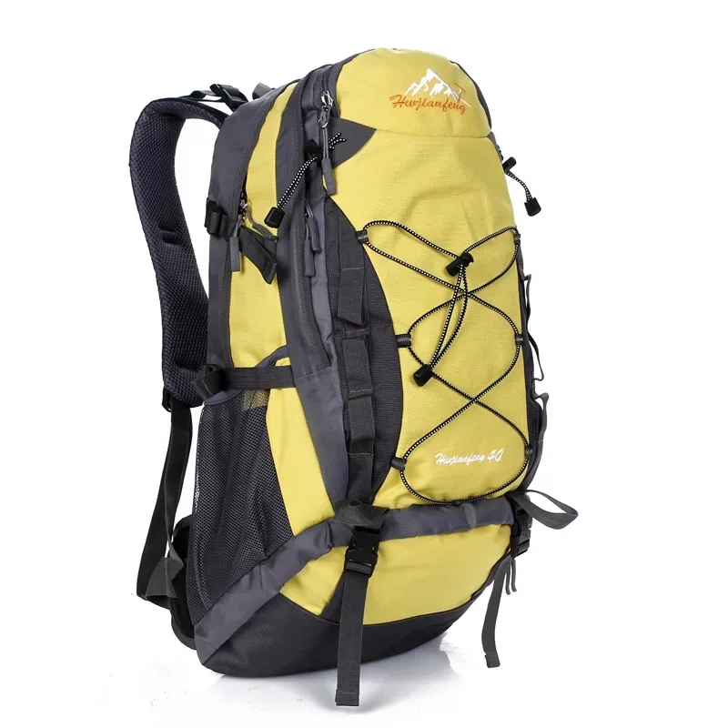 YELLOW 40L спортивные сумки для альпинизма кемпинга альпинизма спортивный рюкзак для пешего туризма ультра-лёгкие рюкзаки для женщин мужчин WX067 - Цвет: YELLOW