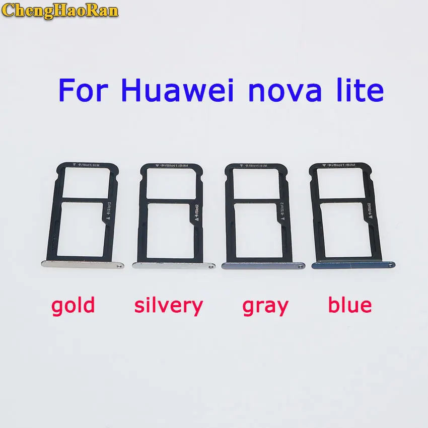 ChengHaoRan новый для Huawei nova 2 plus 2s lite держатель Micro Sim карты сменный слот лоток