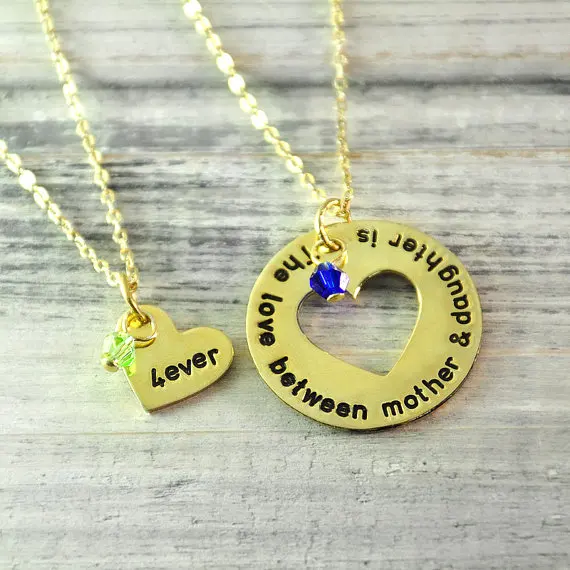 Senfaicustom сообщение соответствующие пара Ожерелья для мужчин Крошечный кристалл