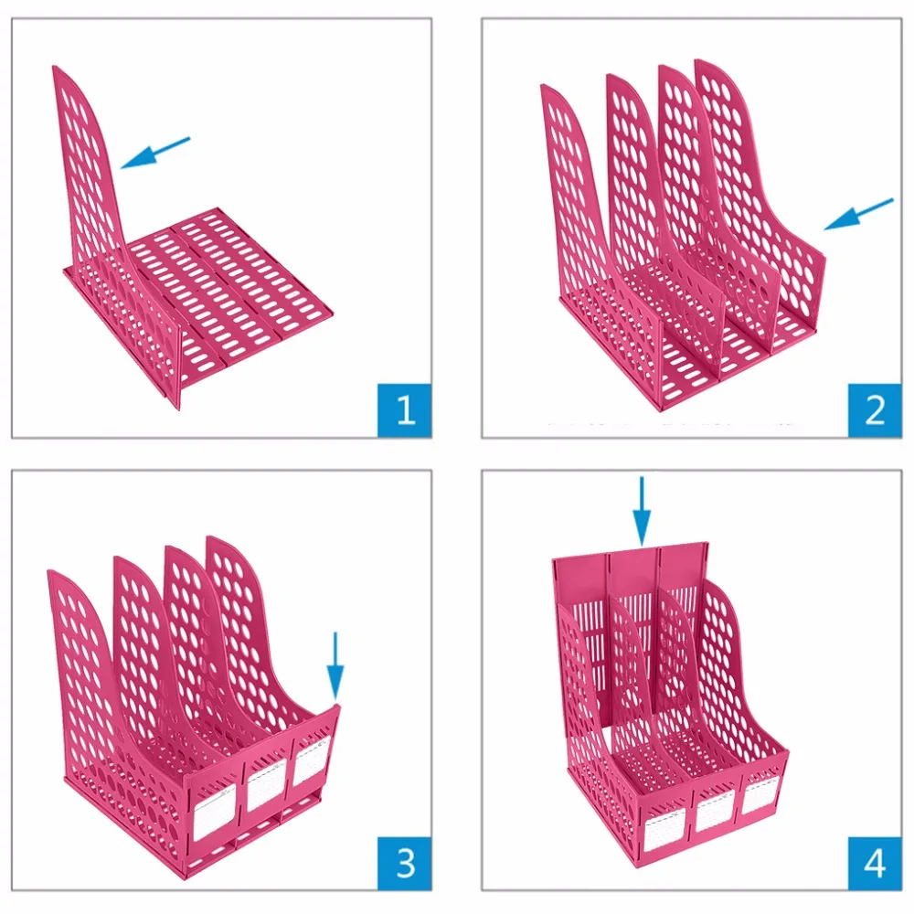 Офис школы Desktop Папки и файлы Организатор Пластик Отъемный архивов литературы