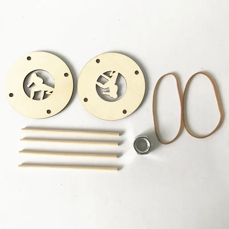 Happyxuan Science experit наборы для детей школьная физика обучение DIY Hooke роликовые