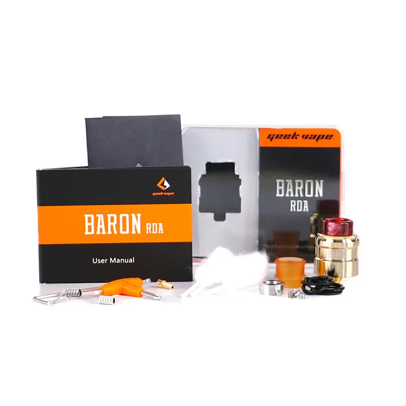 Geekvape барон Squonk RDA Multi Функция воздушного потока системы вейп с пульверизатором 24