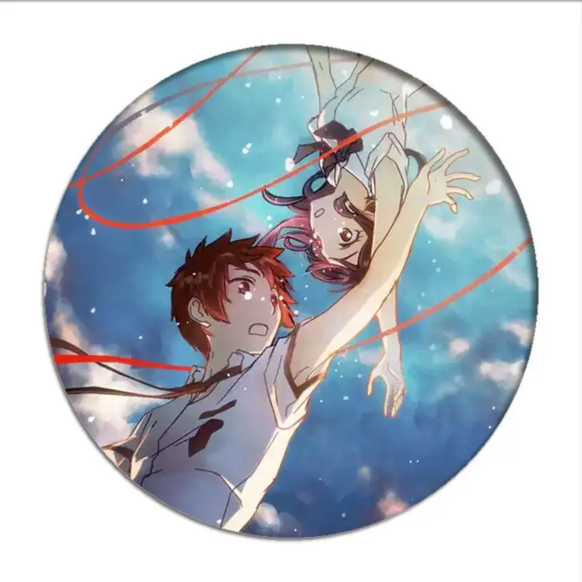 1 шт. Kimi no Na wa ваше имя значок косплея Тачибана Taki Брошь булавка миямидзу мицуха
