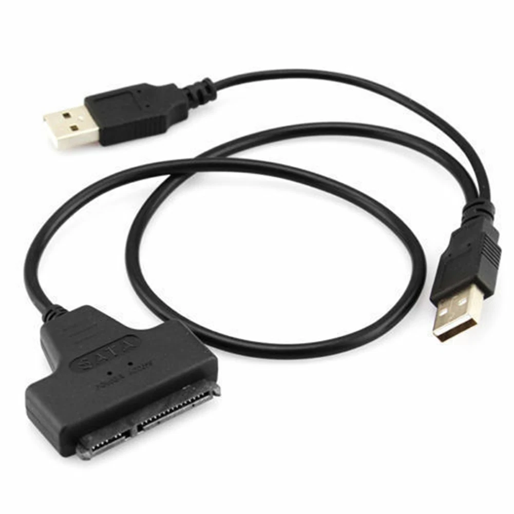 Новый 3 5 дюймовый SATA жесткий диск к USB 2 хост двойной кабель адаптера