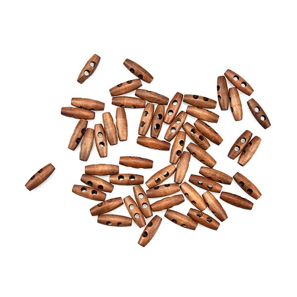 Горячая распродажа 50 шт. деревянные пуговицы в форме оливы | Дом и сад