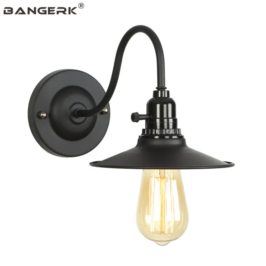 

Industrial Vintage Wall Lamp Loft Bedside Lampara Home Decor Iron Switch Led Edison Sconce Lights Indoor Fixtures Luminaria