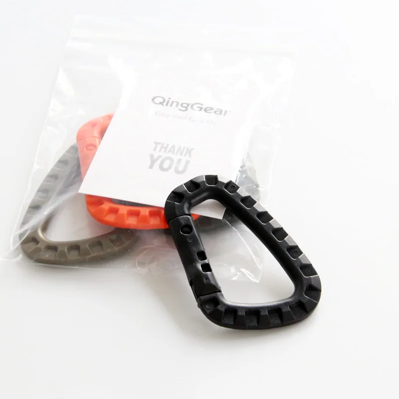 4 шт. карабины для ключей из твердого полимера | Спорт и развлечения