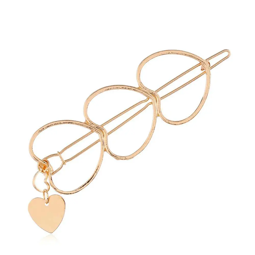 Heart Gold 1 шт., женская заколка для волос с золотой звездой, заколка для волос, палочка, Шпилька для волос, аксессуары для укладки волос для женщин и девочек, Прямая поставка - Окраска металла: Heart Gold