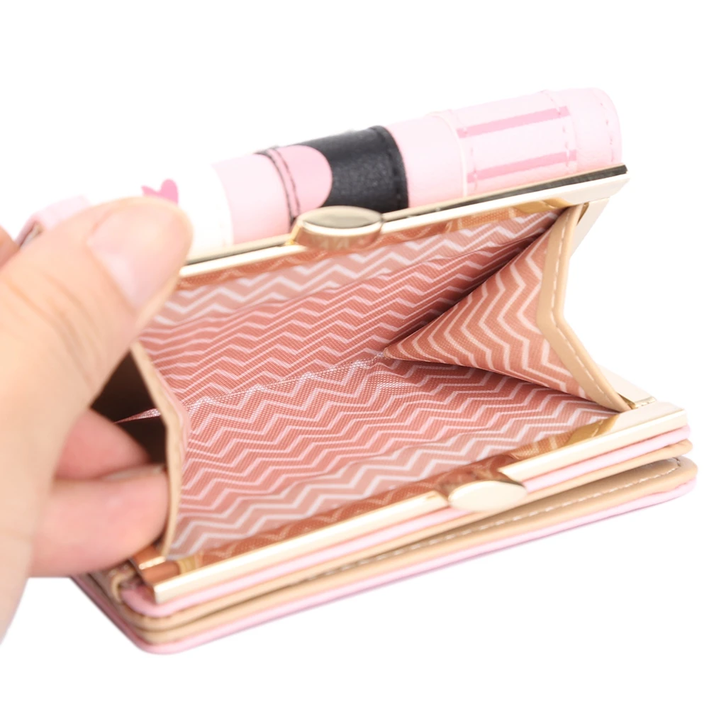 2017 Дизайн Кредитной Карты Кошелек Монета Держатель Женщин Бумажник На Молнии Kawaii