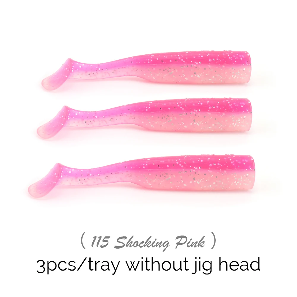115 PINK W& K Swing Shad Приманка 9 см x 8 г Swimbaits Черный Гольян действие Мягкая приманка Pro рыболовные снасти для большой рыбы рыболовные советы рок-рыба приманка - Цвет: 115 PINK