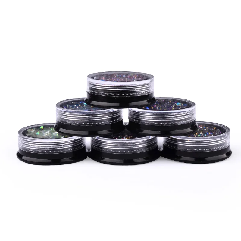 1 коробка цветные стразы для дизайна ногтей 3d маленькие блестящие Типсы