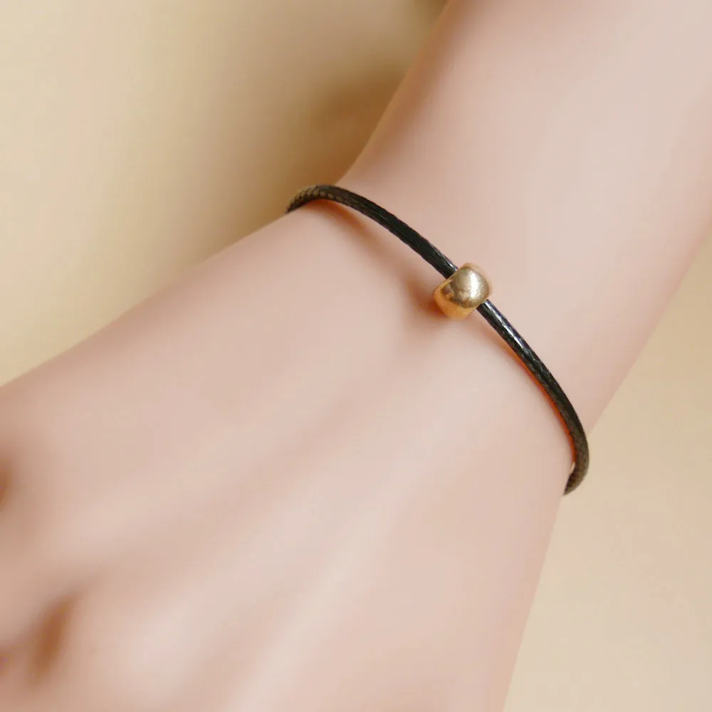 2019 Новый черный клевер Жемчуг полые из сплава браслет многослойный веревочный