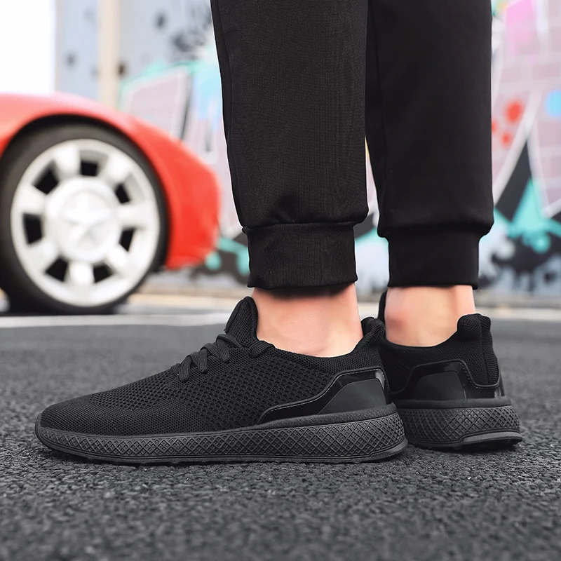 VastWave Flyknit мужские Сникеры мужские летние дышащие повседневные туфли для мужчин прогулочная Беговая обувь Zapatos De Hombre