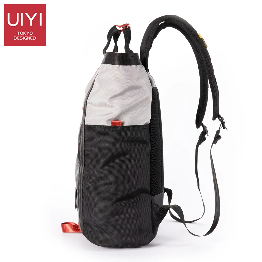 UIYI, мужской рюкзак, осень,, серый, полиэфирная ткань, сумка, мужская, черная, ПВХ, повседневная, большая вместительность, для путешествий, мужская сумка через плечо