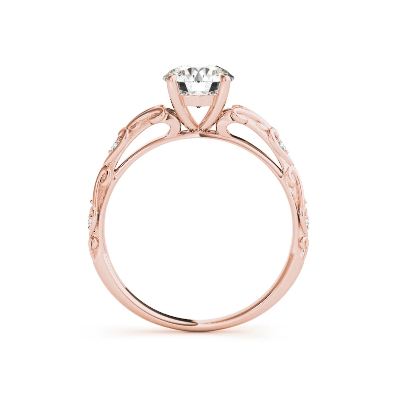 LESF Винтаж 3/4 ct набор обручальных колец Уникальный Дизайн Круглый вырез