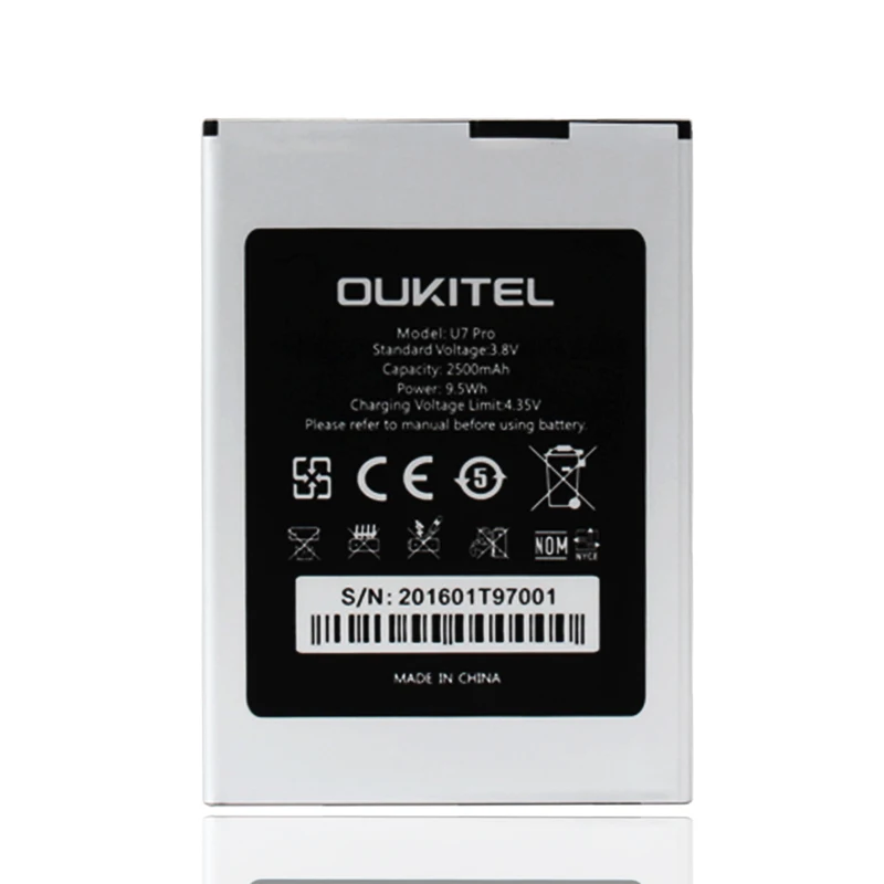 Ocolor для резервного копирования Oukitel U7 Pro аккумулятор 2500 мАч для Oukitel U7 Pro мобильного телефона