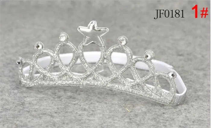 1 шт. повязка на голову для девочек эластичная малышей золотистая и серебристая