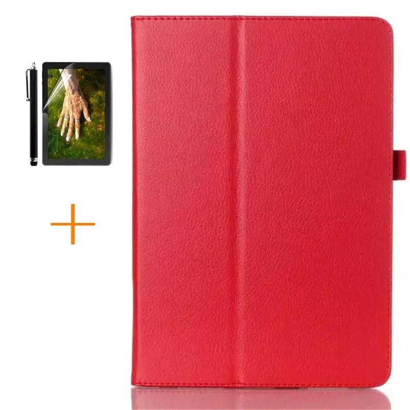 Red.3in1 Чехол-книжка для lenovo Tab M10/TAB P10 из искусственной кожи с 2 отделениями для планшета 10," lenovo Tab M10(TB-X605F)/P10(TB-X705F - Цвет: Red.3in1