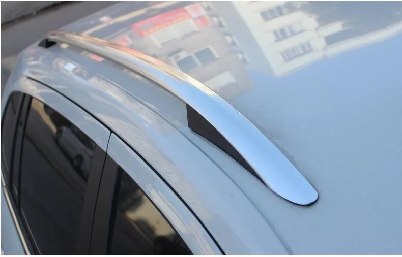 Для Volkswagen VW POLO Cross Polo 2006- стойки для крыши автомобиля Бар поддержки для багажа верхние стойки рейку коробки из алюминиевого сплава паста