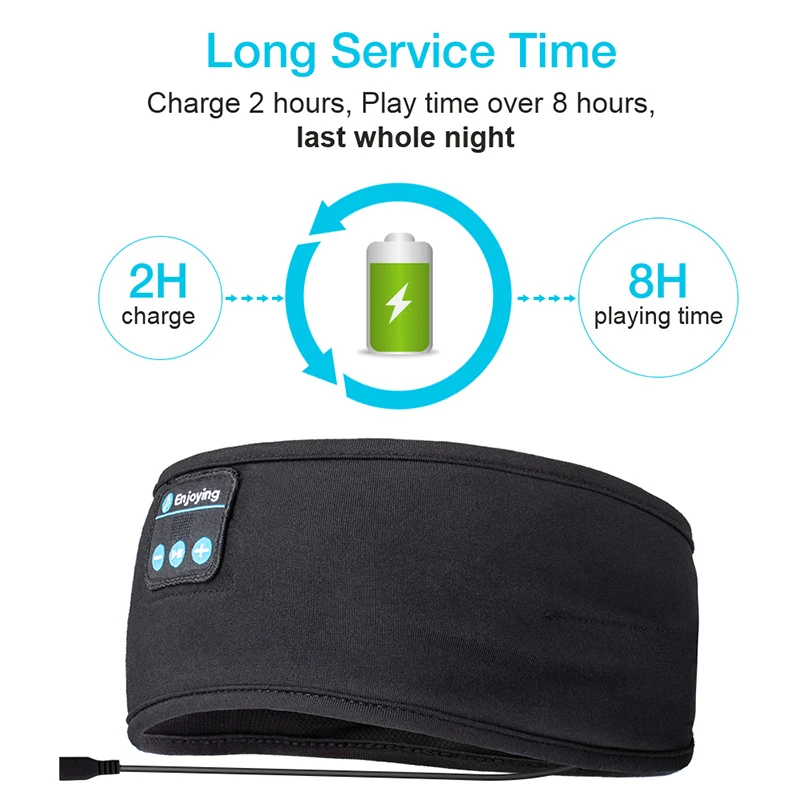 Highever повязка с Bluetooth наушники для сна Йога Аксессуары зима Вязание