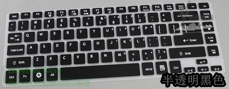 Для Acer Aspire R7-572G E1-472G E1-422G E1-432G E1-410G E5-411 E5-471G Силиконовая Защитная пленка для
