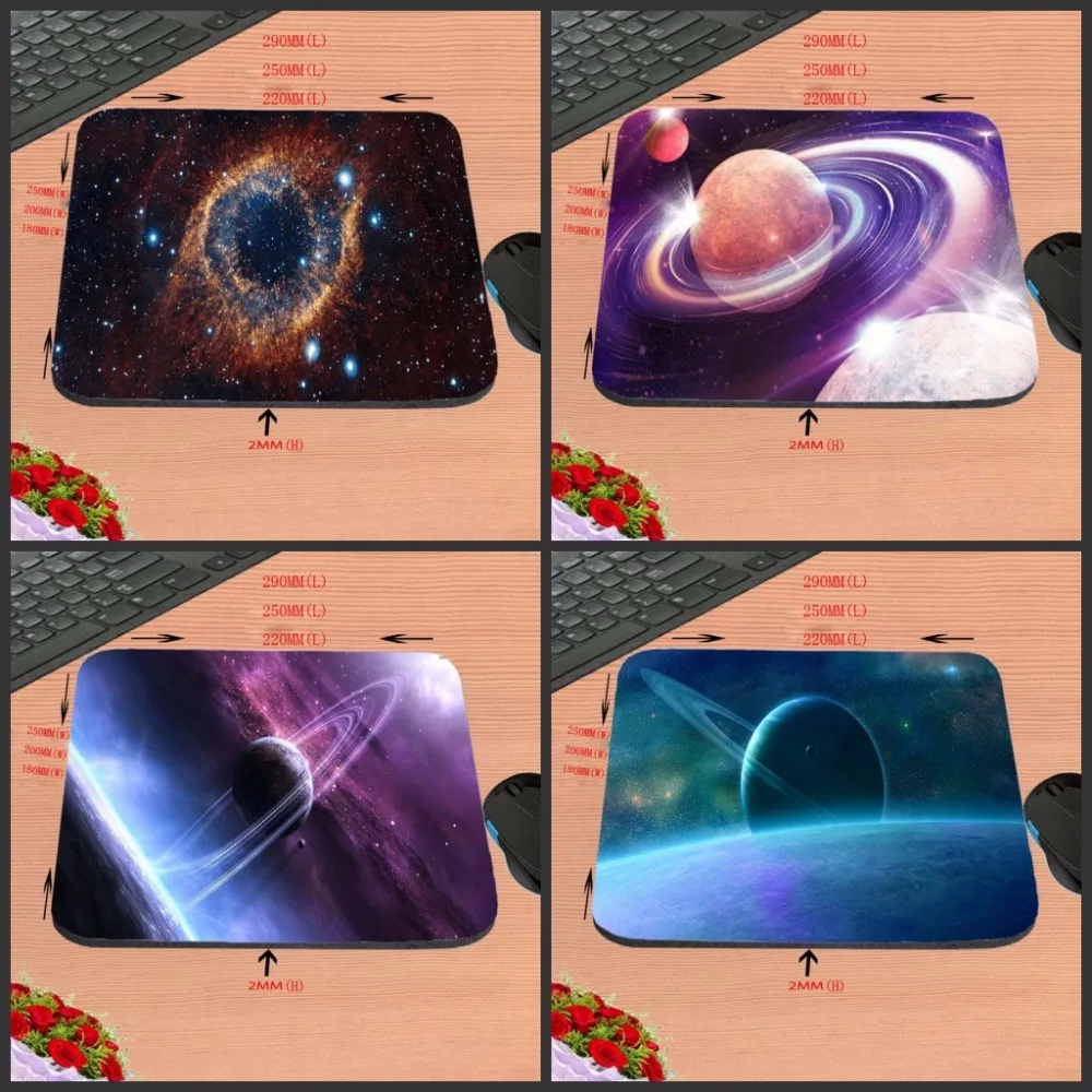 

Top Sell Luxury Printing Solar System Stars Planets Spaces World The Sun Non Slip Durable Rubber Mousepad for PC Optical Mouse