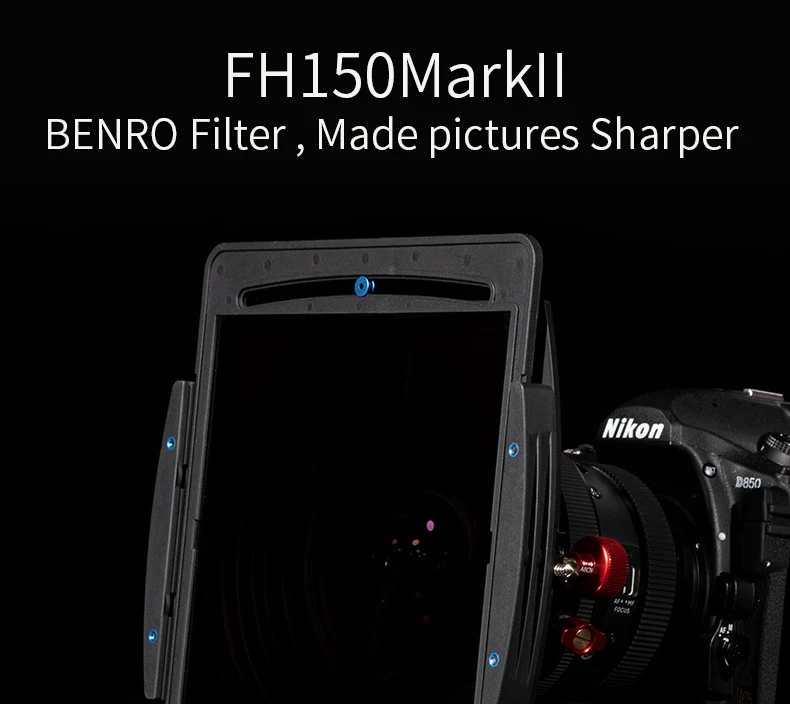 Benro FH150M2 держатель фильтра 150 мм квадратный фильтр системы ND/GND/CPL держатель фильтров для более 14 мм ультра-широкий объектив