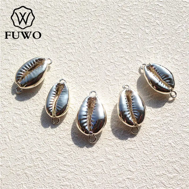 Подвеска в виде ракушки для денег с покрытием из серебра PD517|shell charm|cowrie shellspendant silver