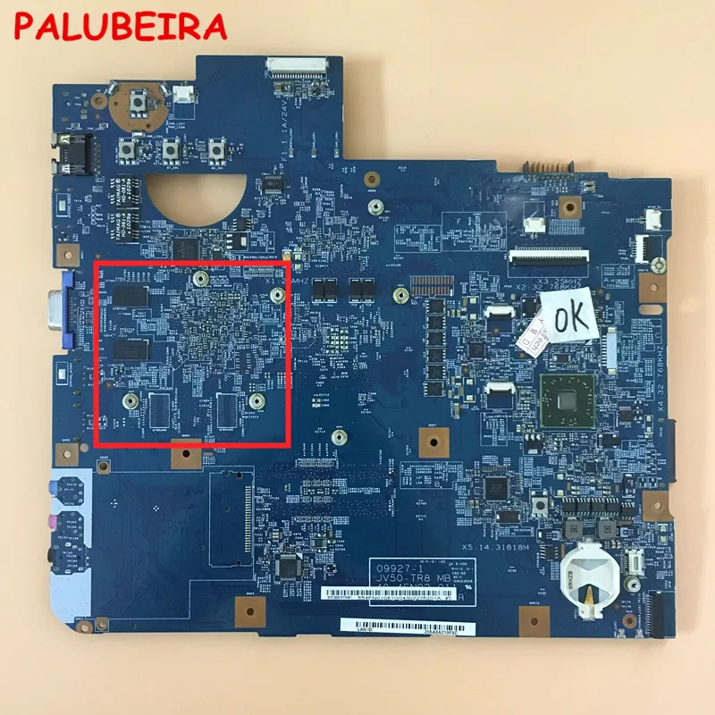 PALUBEIRA JV50 TR8 MB для Acer 5542 5542G материнская плата ноутбука 48.4FN02.011 09927 1 MBPQG01001 DDR3