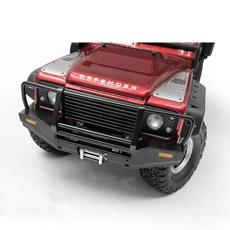 Металлический передний бампер KS в сборе для модели автомобиля 1/10 на ру crawler traxxas trx