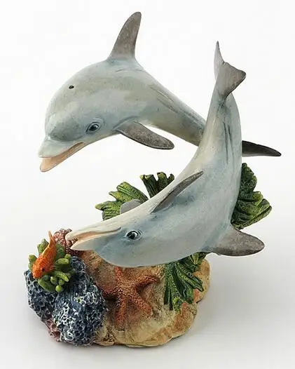 

head Arts Crafts deer head British designer two young porpoises are decorated with animal household decorations for holiday gift
