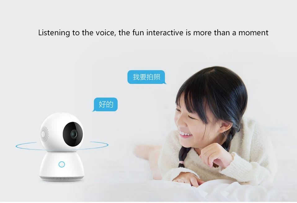 Оригинальная смарт-камера Xiaomi Mijia xiaobay, улучшенная версия, управление AI, 1080 p, умная веб-камера, IP камера, обзор 360, Радионяня(обновленная