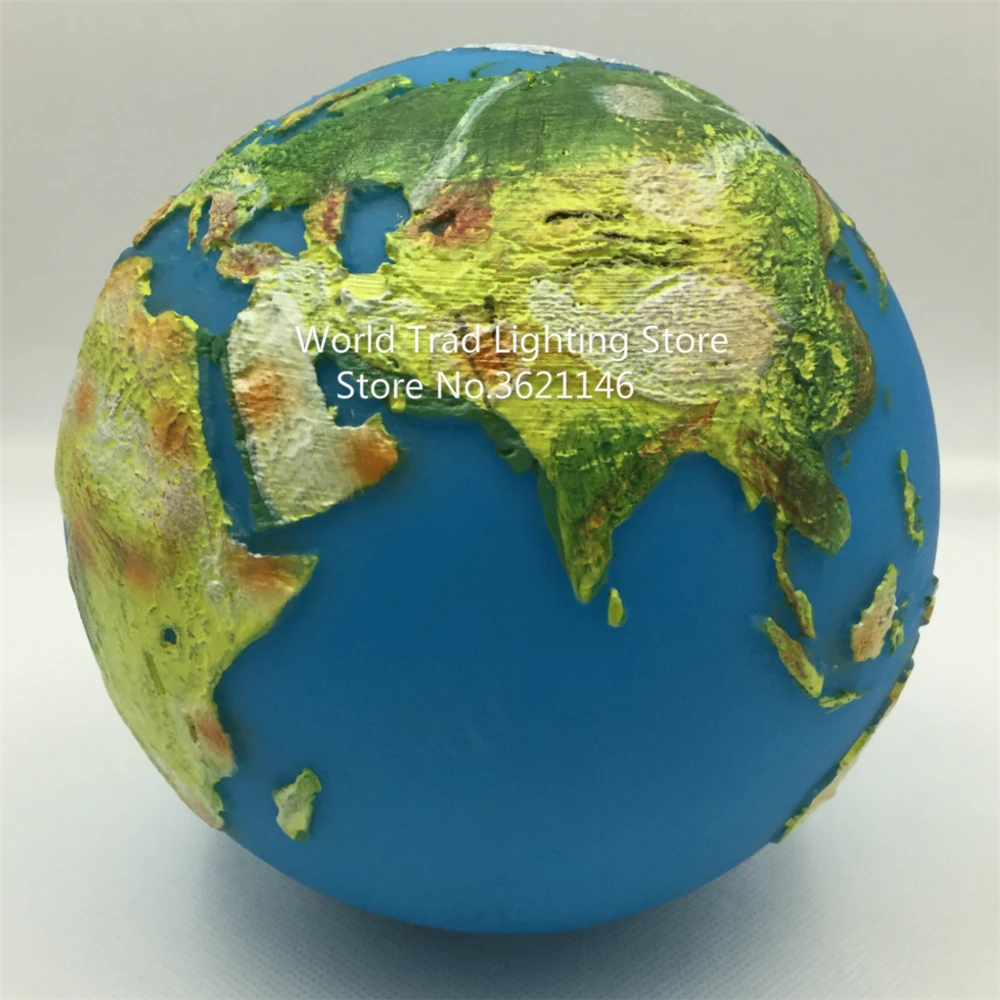 3D красочный принт Глобус свет детский светодиодный ночник перезаряжаемая