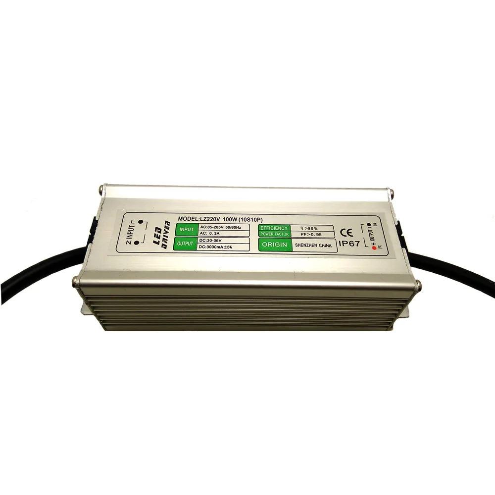 AC85 265V 100 Вт Светодиодный драйвер питания 110 В 220 вход и выход 27 36 в 3000ма Постоянный