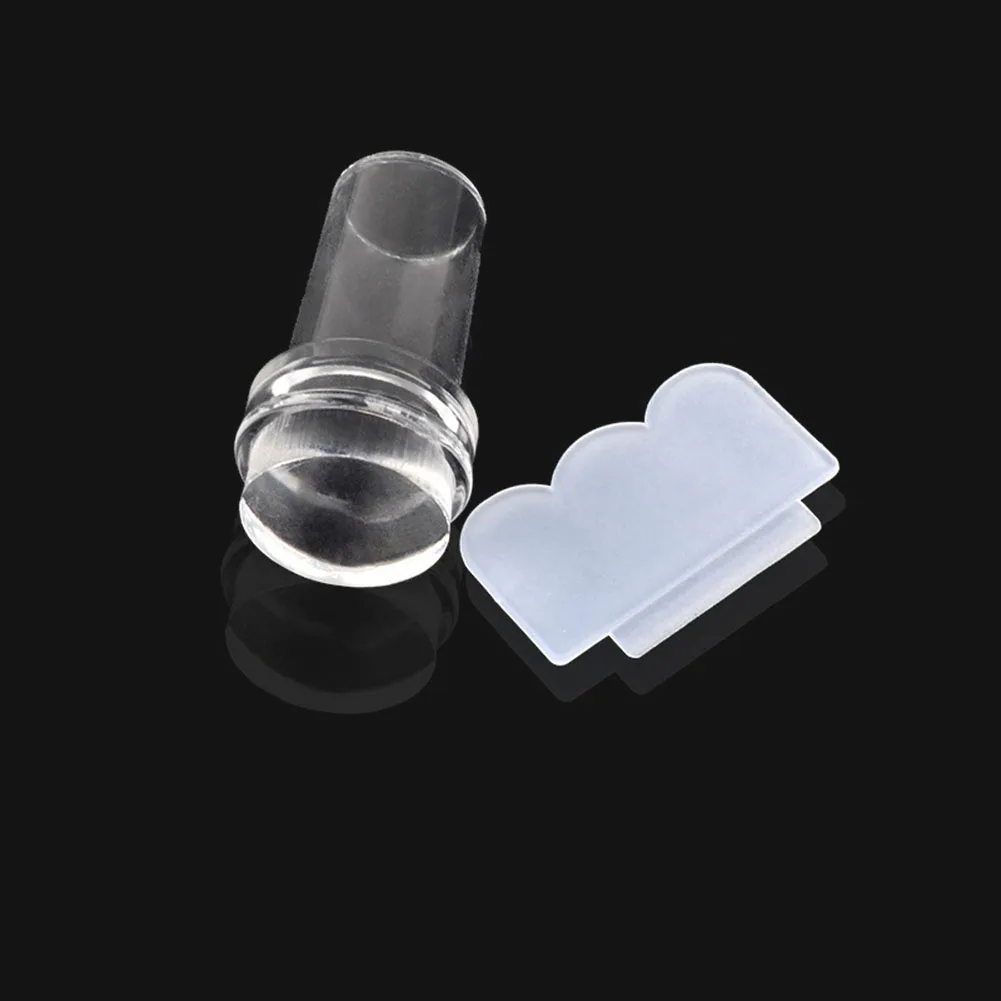 Мини 2 шт./компл. чистящие силиконовые прокладки штамп-инструмент для дизайна