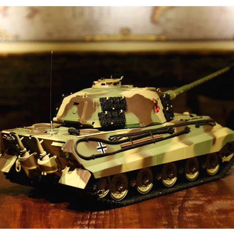 HengLong металлический немецкий Король тигр Henschel RC тяжелый танк Профессиональный 3888A