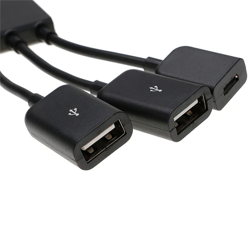 1 шт. высококачественный адаптер Type C 3 на 2 порта USB 0 с портовым адаптером Micro Charge HUB